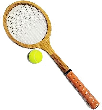 Gloperti Retro Bamboo Tennis Racket - 41dKI5Krs6L