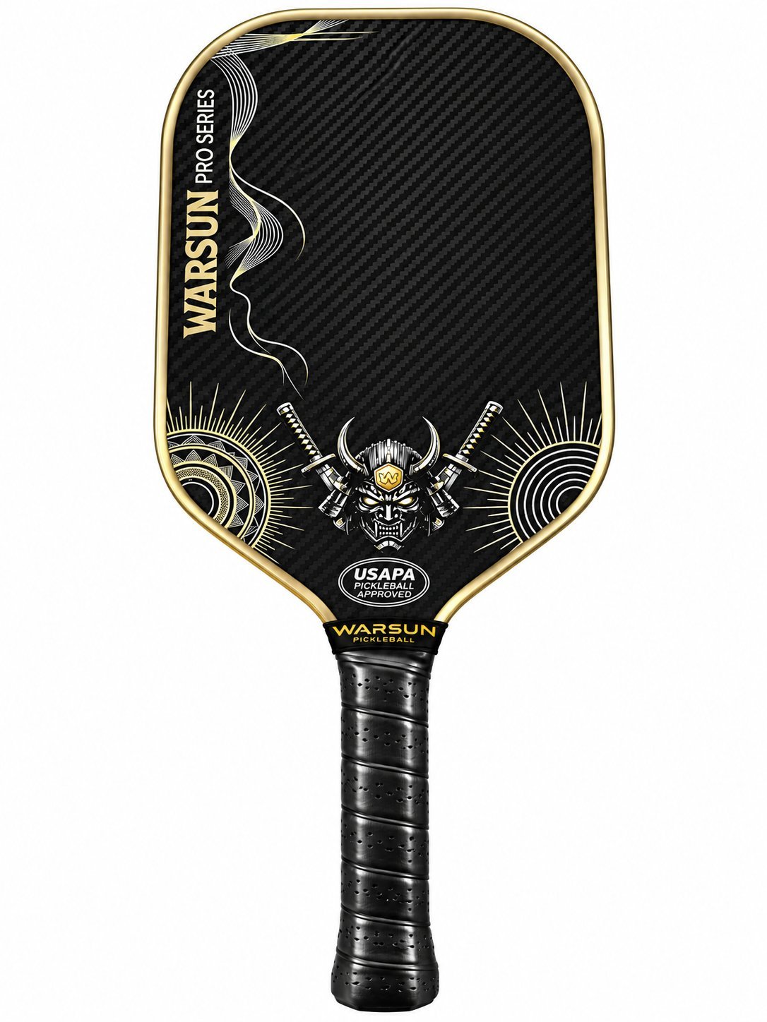 control16-paddle-back Control 16 pickleball paddle back – thermoformed T700 carbon, USAPA approved