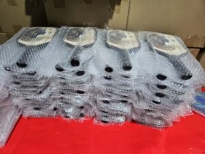 finished custom pickleball paddles ready for packaging and shipment